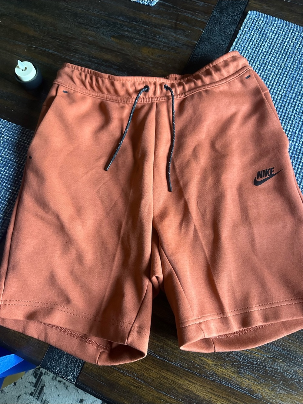 Nike Orange Nike tech Shorts